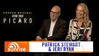 'Star Trek: Picard' stars Sir Patrick Steward & Jeri Ryan - extended interview | Sunrise