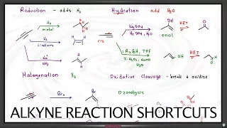 Alkyne Reactions Products and Shortcuts