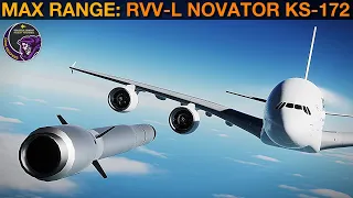 Max Range Of RVV-L Novator KS-172 Anti-AWACS Air To Air Missile | DCS WORLD