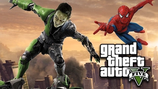 GREEN GOBLIN vs SPIDERMAN in GTA 5! Mod Gameplay!