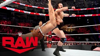 Drew McIntyre vs. Happy Corbin & Madcap Moss: Raw, March 28, 2022