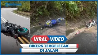 Detik-detik Bikers Kecelakaan Tergeletak di Jalan Ucap Sempat Ucapkan Allahuakbar