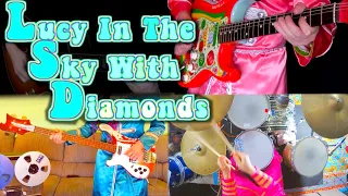 Lucy In The Sky With Diamonds | Studio Reproduction | Guitars, Bass, Drums Piano Cover