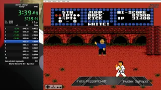 Tied Speedrun World Record - Karate Champ - 1 Loop - NES - 8:51