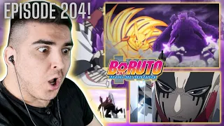 JIGEN VS NARUTO & SASUKE!!! BORUTO GREATNESS EPISODE 204 REACTION!!!