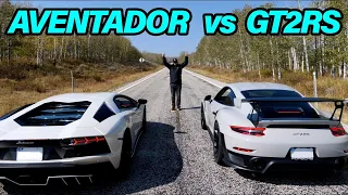 Porsche GT2RS vs Lamboghini Aventador S