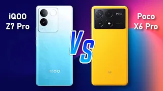 iQOO Z7 Pro ⚡ vs ⚡ Poco X6 Pro Full Comparison