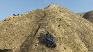 GTA Online - Khanjali Tank takes on Mt Chiliad