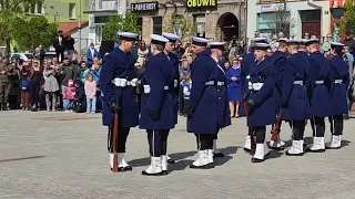 Musztra paradna klasy mundurowej w.w. Technikum. DEBIUT!