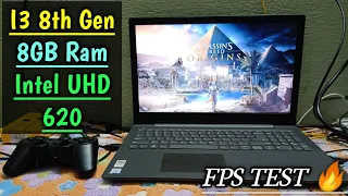 Assassin's Creed Origins Game Tested on Low end pc|i3 8GB Ram & Intel UHD 620|Fps Test 😇|