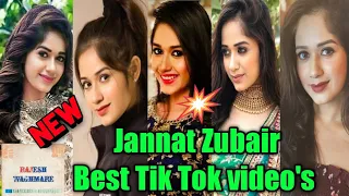 Jannat Zubair Tik Tok Video's | Jannat Zubair | Jannat Zubair song | Jannat & Faisu Tik Tok videos