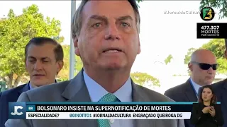 O presidente Jair Bolsonaro admitiu equivoco em seu relatório atribuído ao TCU