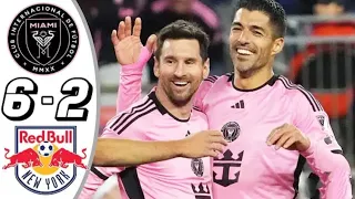 Messi Five Assists 👑 Inter Miami vs New York Red Bulls 6-2 All Goals And Highlights HD 2024