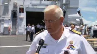 Vice Admiral Borsboom on the New 'Holland' Patrol Vessel