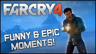 Far Cry 4 Coop Gameplay Part 3 - Fun Glitches, Mountain Climbing & Fortress Takeover (Funny Moments)