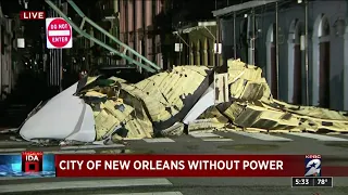 City of New Orleans without power due to Ida