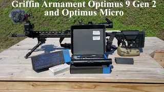 Griffin Armament EZ Brake, Optimus 9 Gen 2, and Optimus Micro on an AR15 20" Barrel