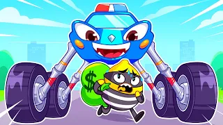 Police Monster Truck 🚓🤩 Where Is My Lovely Color Song || Best Kids Cartoon by Pit & Penny Stories 🥑💖