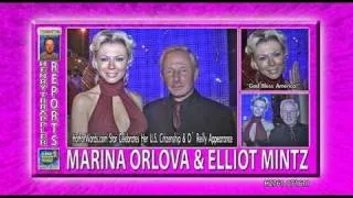 "God Bless America!" Says HotForWords Marina Orlova with Elliot Mintz H2761