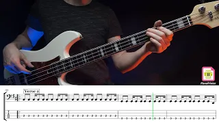 Кино - Красно-желтые дни Bass Cover | Табы & Ноты