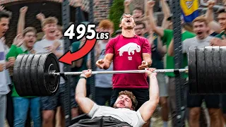 Beat Me at BENCH PRESS Win $100 vs Frat Boys