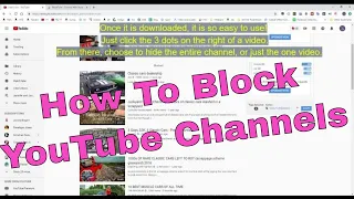 How To Block YouTube Channels: A Very Quick, Easy, & Free Way To Block Channels Or Videos On YouTube