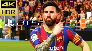 FIFA 21 | NEXTGen PS5 Gameplay | 4K 60FPS HDR - BARCELONA vs ATLETICO DE MADRID