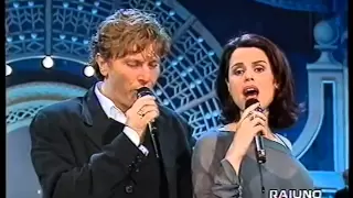 Ron e Tosca - Vorrei Incontrarti Fra Cent'Anni - Mille Lire Al Mese su Raiuno 1996