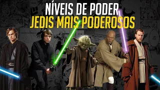 5 JEDI MAIS PODEROSOS DE STAR WARS | NÍVEIS DE PODER | Nerd Sensei