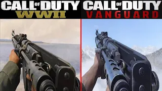 COD Vanguard vs COD WW2 - Weapons Comparison