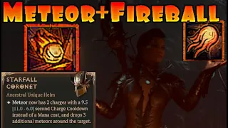 METEOR+FIREBALL: The Ultimate Pyromaniac - Season 3 Sorcerer Guide Diablo 4