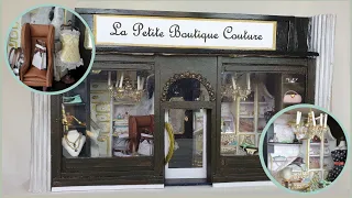 No Kit MINIATURE BOUTIQUE | Made from scratch | PART 1 | #miniatureboutique #luxury