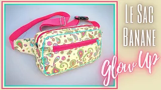 Tuto #DIY facile : pas à pas pour coudre Le Sac Banane en tissu #GLOW UP 🥰