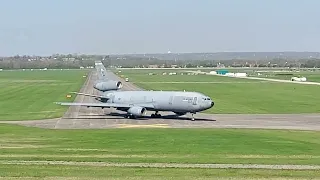 KC-10 Final Flight and Landing at National Museum of USAF - Dayton, OH