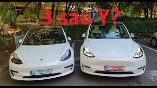 Tesla Model 3 sau Model Y? Le am pe ambele, care e insa mai bun?