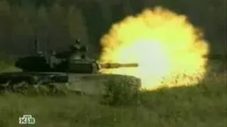 T-90 & T-80 tank In Action