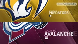 Nashville Predators vs Colorado Avalanche Jan 21, 2019 HIGHLIGHTS HD