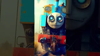 Robot Thomas The Tank Engine Train 😱 #shorts