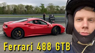 First time on the track! | Ferrari 488 GTB (V8 Twin Turbo!)