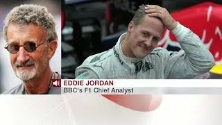 SCHUMACHER 'AS TOUGH AS YOU CAN IMAGINE' SAYS EDDIE JORDAN - BBC NEWS