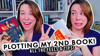 PLOTTING my 2ND BOOK! | "All the Feels" Writing Vlog + Plotting Tips (Writing a Sequel Pt. 1)