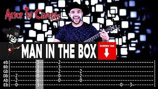【ALICE IN CHAINS】[ Man In The Box ] cover by Masuka | LESSON | GUITAR TAB