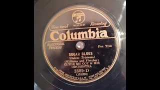 CLYDE McCOY AND HIS ORCHESTRA – SUGAR BLUES – Columbia 2389-D