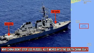 USS RUSSELL MOUNTS FREEDOM OF NAVIGATION OPERATION IN SOUTH CHINA SEA-CHINA DOESN'T DARE TO POKE IT!