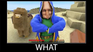 Minecraft wait what meme part 141 realistic minecraft Wandering Trader