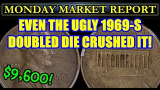 THIS IS A 1ST! Lowball 1969 Doubled Die Cent Hits RECORD MILSTONE! MONDAY MARKET REPORT