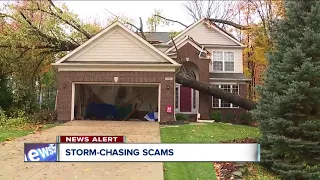 Storm-chasing scams follow after severe storms