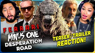 GODZILLA MINUS ONE & FERRARI & DESPERATION ROAD Trailer Reactions!