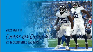 Chigoziem Okonkwo TE Tennessee Titans | Every Play | 2022 Week 14 vs Jacksonville Jaguars
