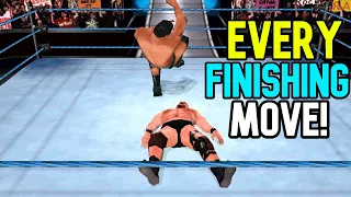 WWF Smackdown EVERY FINISHING MOVE!  #PS1 #Cheats #WWF #WWE #Finishers #TGRRobo #Wrestling